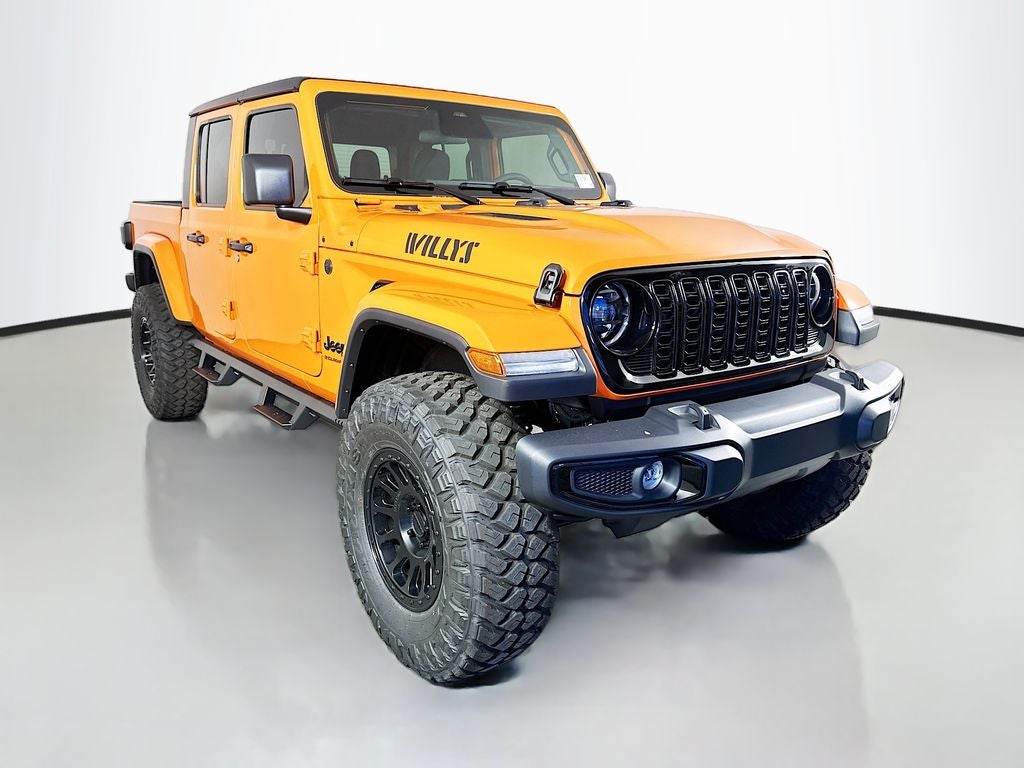 2026 Jeep Gladiator GLADIATOR WILLYS 4X4 in Joose Exterior Paint — front three-quarter view