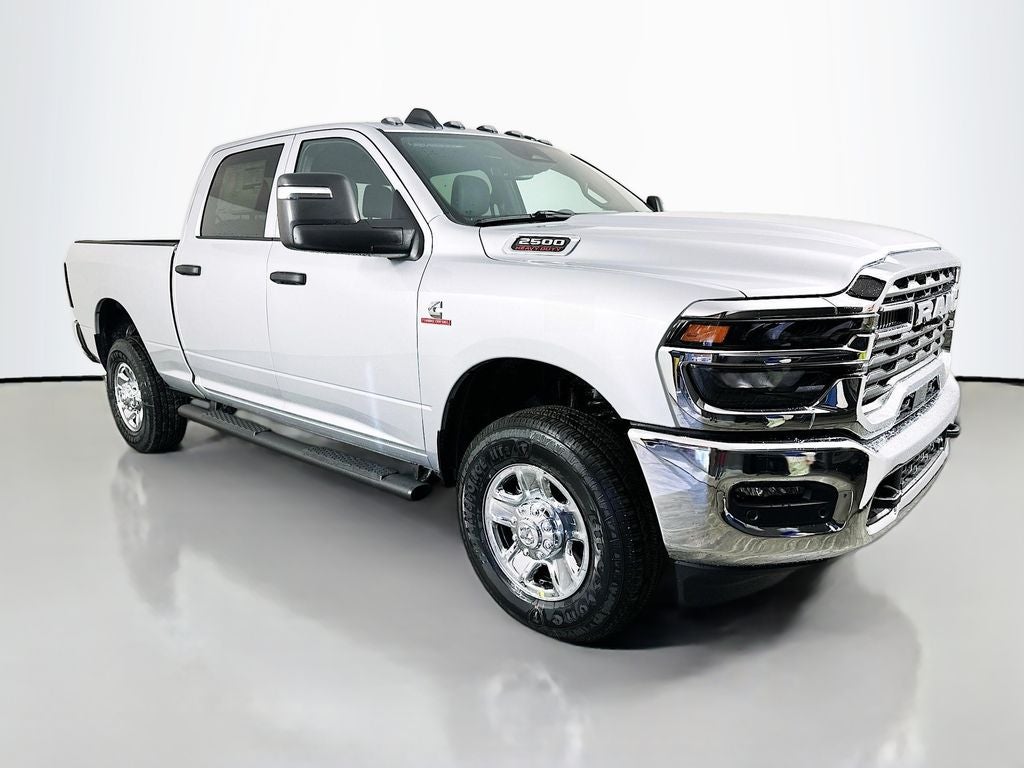 2026 RAM 2500 RAM 2500 TRADESMAN CREW CAB 4X4 6'4' BOX in Silver-Zynith Exterior Paint — front three-quarter view